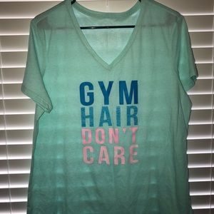 Soft Semi Fitted Blue Graphic T-shirt